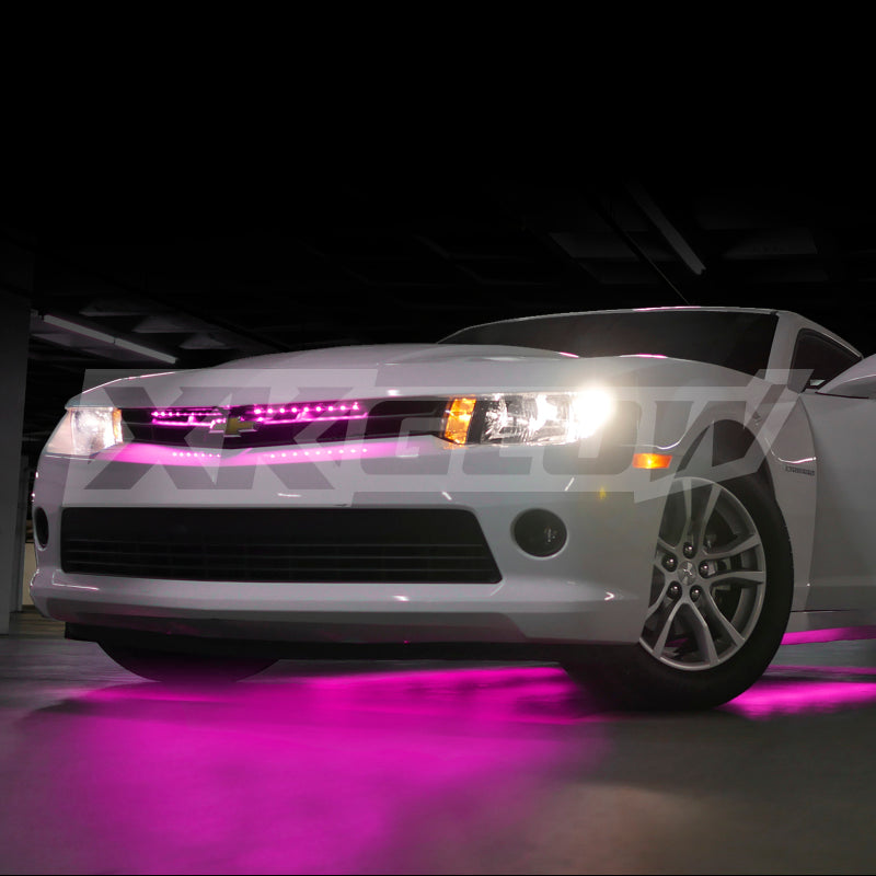 Load image into Gallery viewer, XK Glow Strip Single Color Underglow LED Accent Light Car/Truck Kit Pink - 8x24In Tube Car + 4x8In
