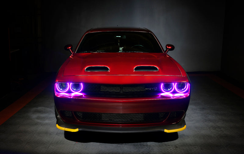 Load image into Gallery viewer, Oracle 15-21 Dodge Challenger Dynamic Surface Mount Headlight Halo Kit - - Dynamic

