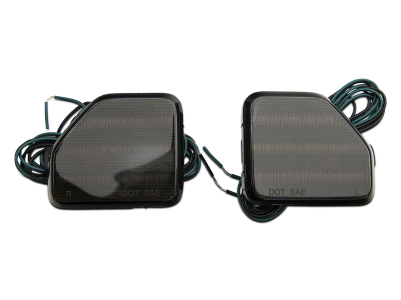 Load image into Gallery viewer, Raxiom 18-23 Jeep Wrangler JL Moab Rubicon Sahara Axial LED Rear Bumper Reflector Lights- Smoked
