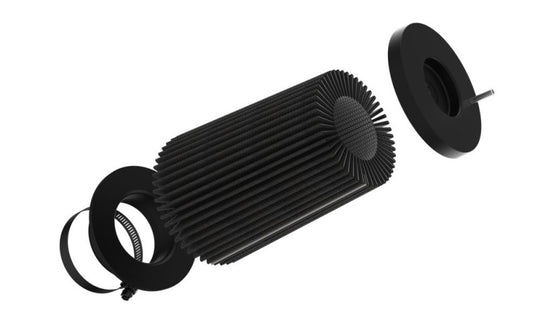 K&N 4in flg 6-3/4in b 5-1/4in t 9-1/2in h