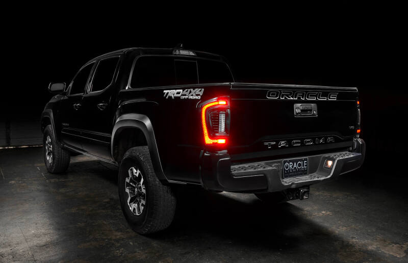 Load image into Gallery viewer, Oracle Lighting 16-23 Gen 3 Toyota Tacoma Black Series Flush Style LED Tail Lights SEE WARRANTY
