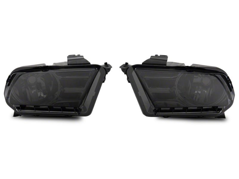 Load image into Gallery viewer, Raxiom 10-12 Ford Mustang Axial Series OEM Style Rep Headlights- Chrome Housing- Smoked Lens
