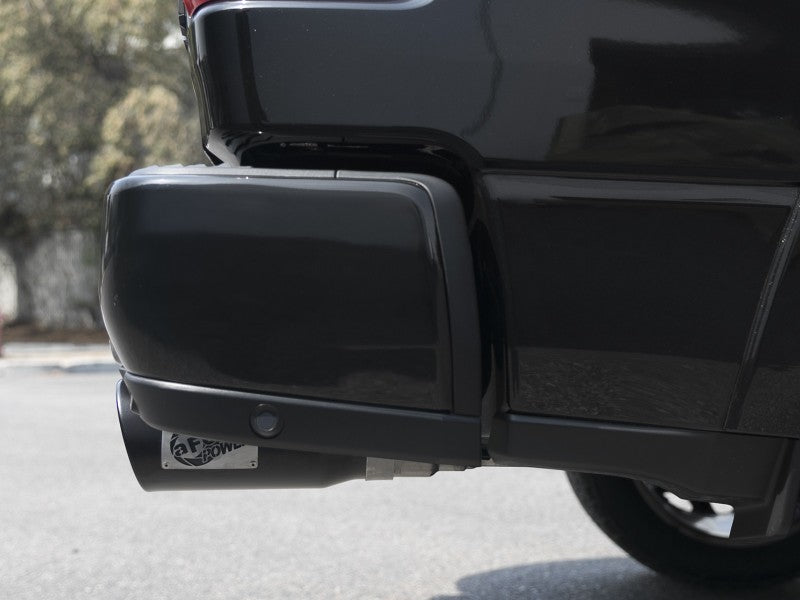 Load image into Gallery viewer, aFe MACH Force-XP 4-1/2in Steel OE Replacement Exhaust Tips - 2021+ Dodge Ram (5.7L V8) - Black
