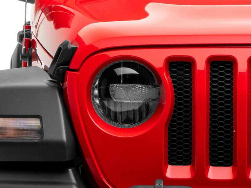 Load image into Gallery viewer, Raxiom 18-23 Jeep Wrangler JL Axial Series 9-In LED Headlights- Blk Housing (Clear Lens)
