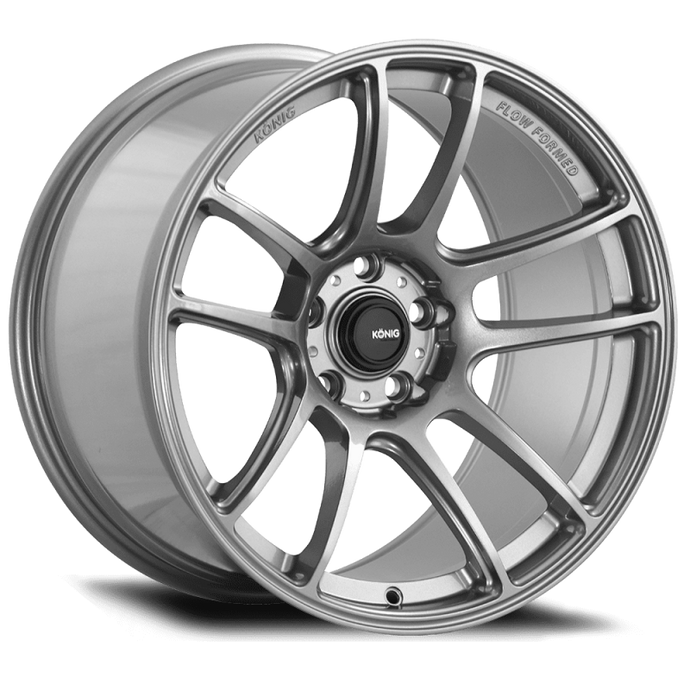 Konig Heliogram 17X9 5X114.3 ET25 Titanium Metallic Knurled Bead Flow Formed