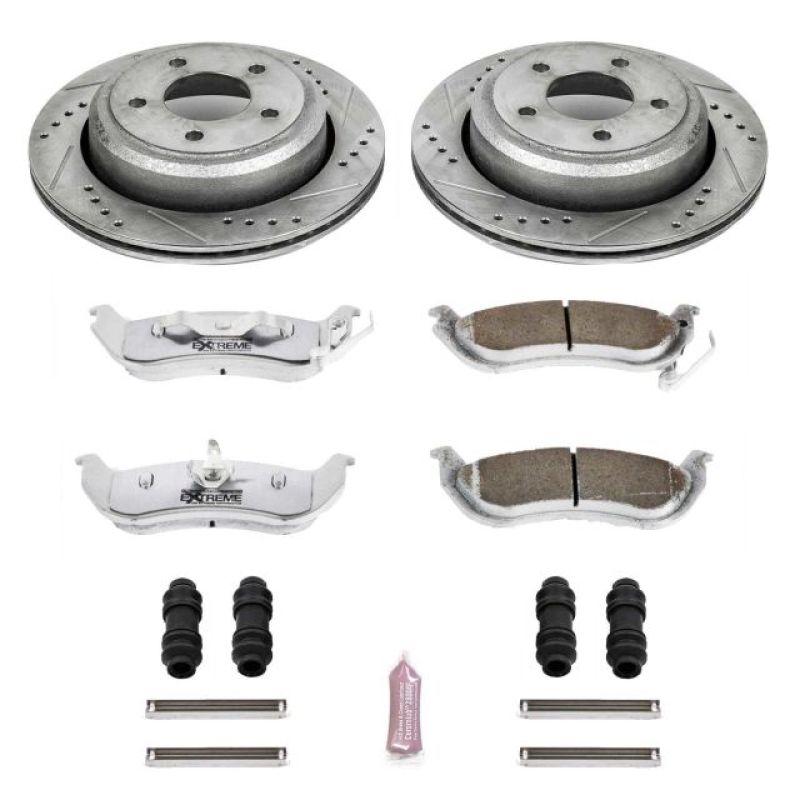 Load image into Gallery viewer, Power Stop 10-11 Ford Ranger Rear Z26 Street Warrior Brake Kit
