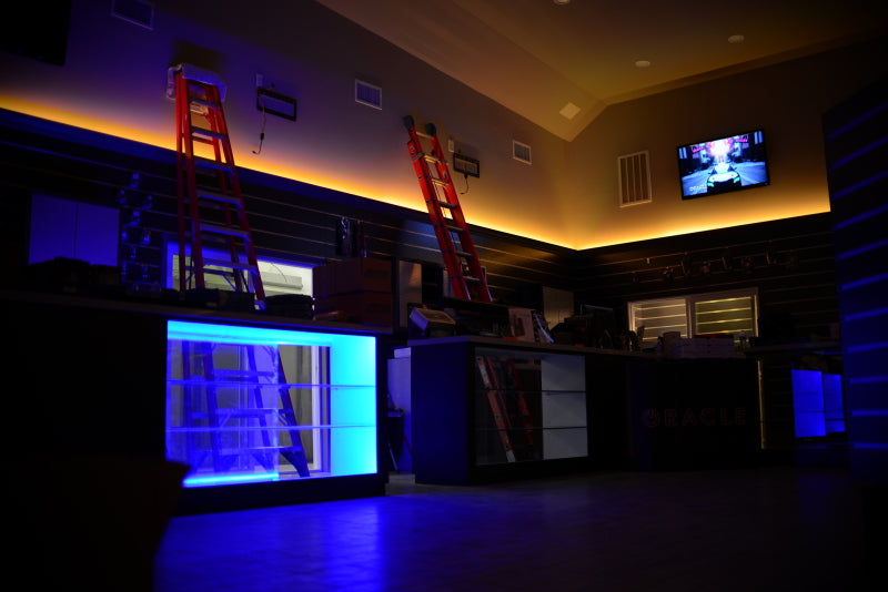 Load image into Gallery viewer, Oracle Exterior Black Flex LED 12in Strip - RGB ColorSHIFT
