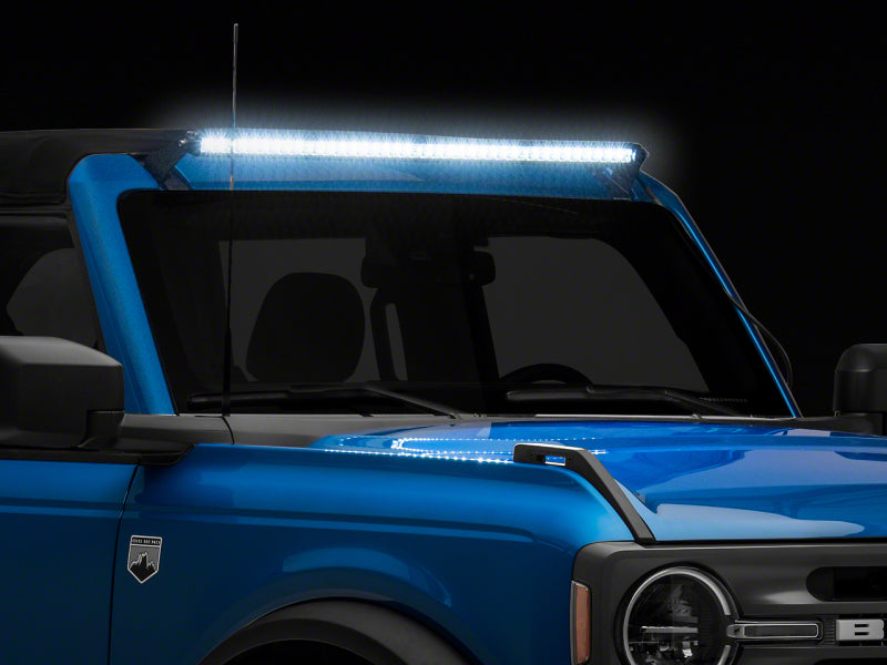 Load image into Gallery viewer, Raxiom 21-23 Bronco Axial Series 40-In 200w LED Light Bar w/ Windshield Mounting Brackets
