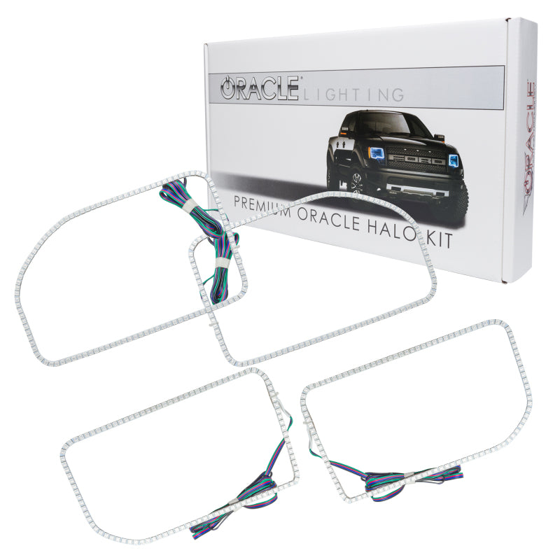 Load image into Gallery viewer, Oracle Ford F250/350 11-16 Halo Kit (Square Ring Design) - ColorSHIFT
