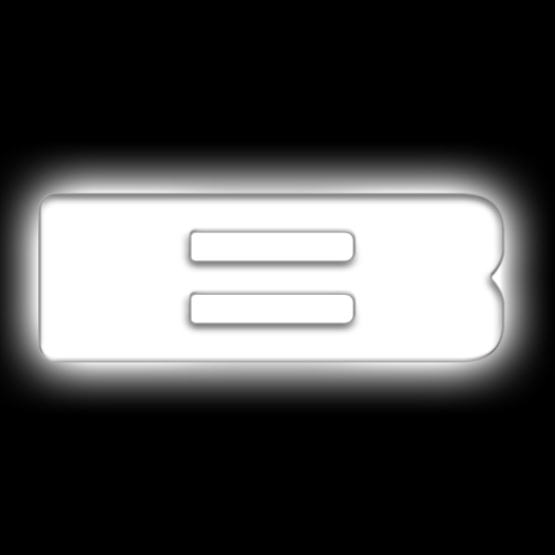 Load image into Gallery viewer, ORACLE Lighting Universal Illuminated LED Letter Badges - Matte Wht Surface Finish - B
