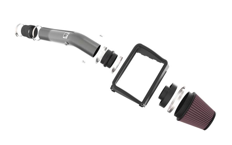 Load image into Gallery viewer, K&amp;N 18-24 Ford F150 3.3L V6 Performance Air Intake System w/ Red Air Filter
