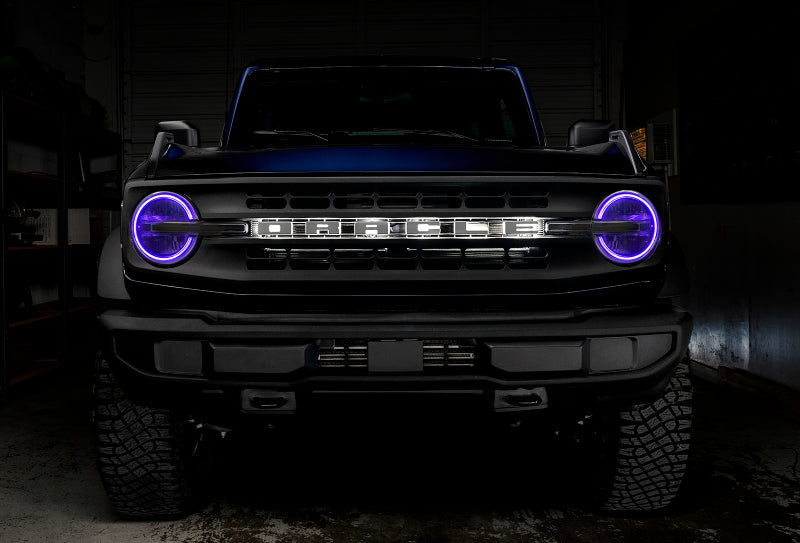 Load image into Gallery viewer, Oracle 2021 Ford Bronco DRL Upgrade w/ Halo Kit - ColorSHIFT w/ BC1 Controller
