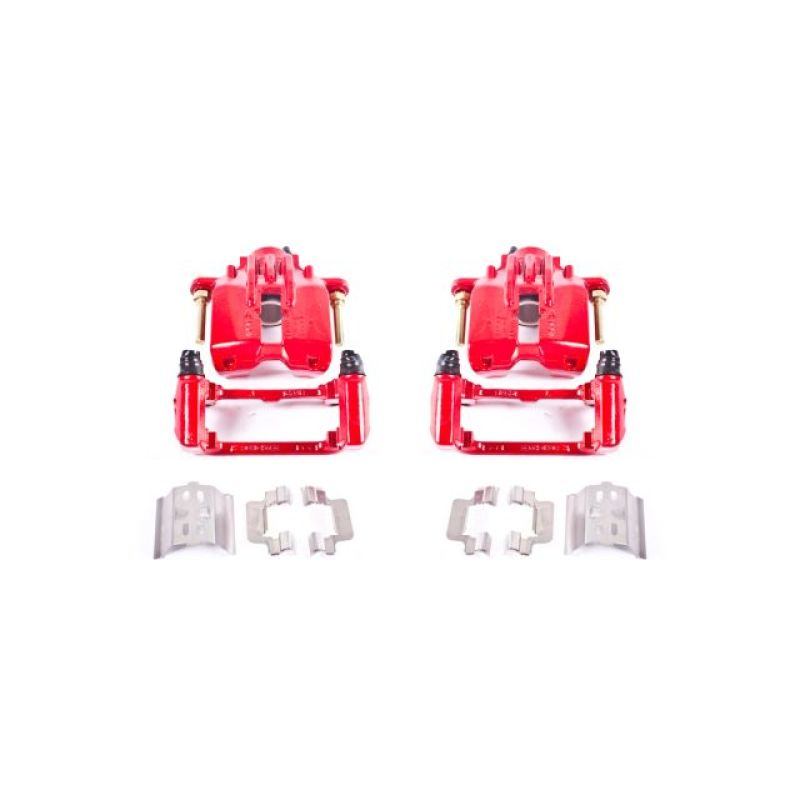 Load image into Gallery viewer, Power Stop 04-05 Cadillac XLR Rear Red Calipers w/Brackets - Pair
