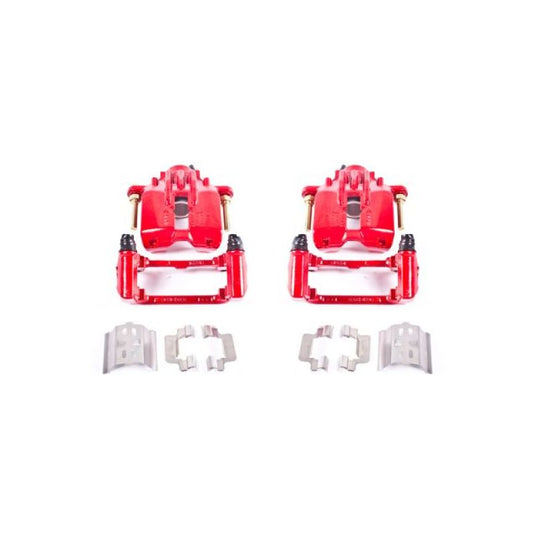 Power Stop 04-05 Cadillac XLR Rear Red Calipers w/Brackets - Pair