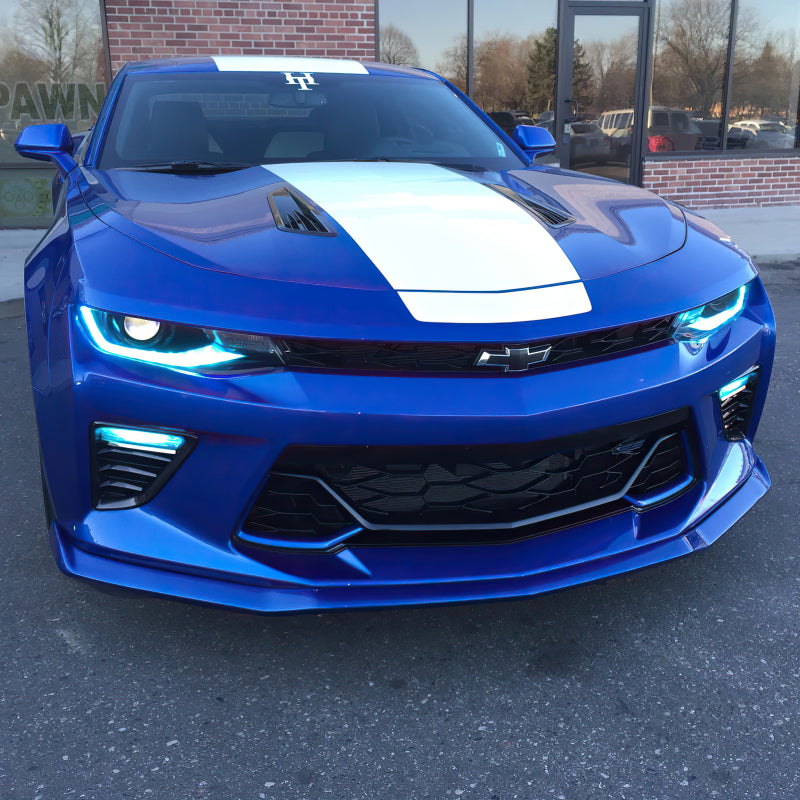 Load image into Gallery viewer, Oracle 16-18 Chevy Camaro RGB+W Headlight DRL  Kit - ColorSHIFT w/ Simple Controller

