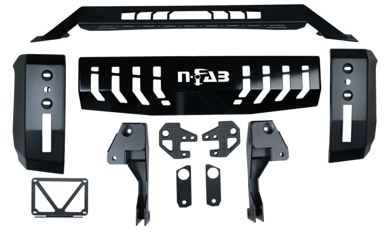 Load image into Gallery viewer, N-Fab HVM Bull Bar 19-23 GMC 1500 - Tex. Black
