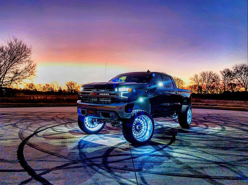 Load image into Gallery viewer, Oracle LED Illuminated Wheel Rings - ColorSHIFT No Remote - ColorSHIFT No Remote
