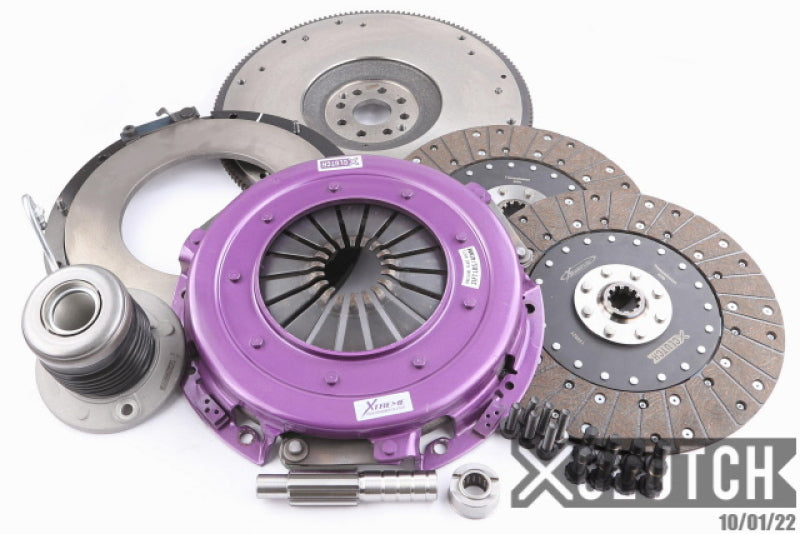 Load image into Gallery viewer, XClutch 05-10 Ford Mustang GT 4.6L 10.5in Twin Solid Organic Clutch Kit
