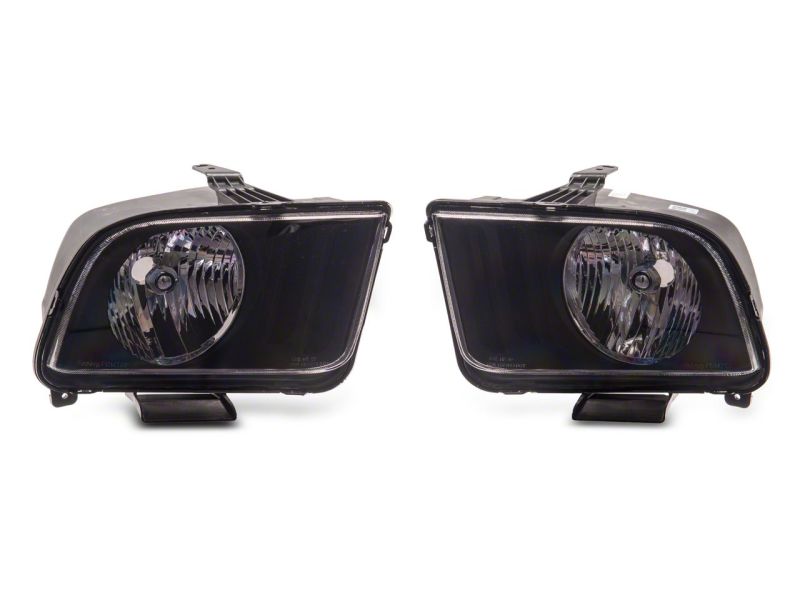 Load image into Gallery viewer, Raxiom 05-09 Ford Mustang Axial Series OEM Style Rep Headlights- Chrome Housing (Clear Lens)
