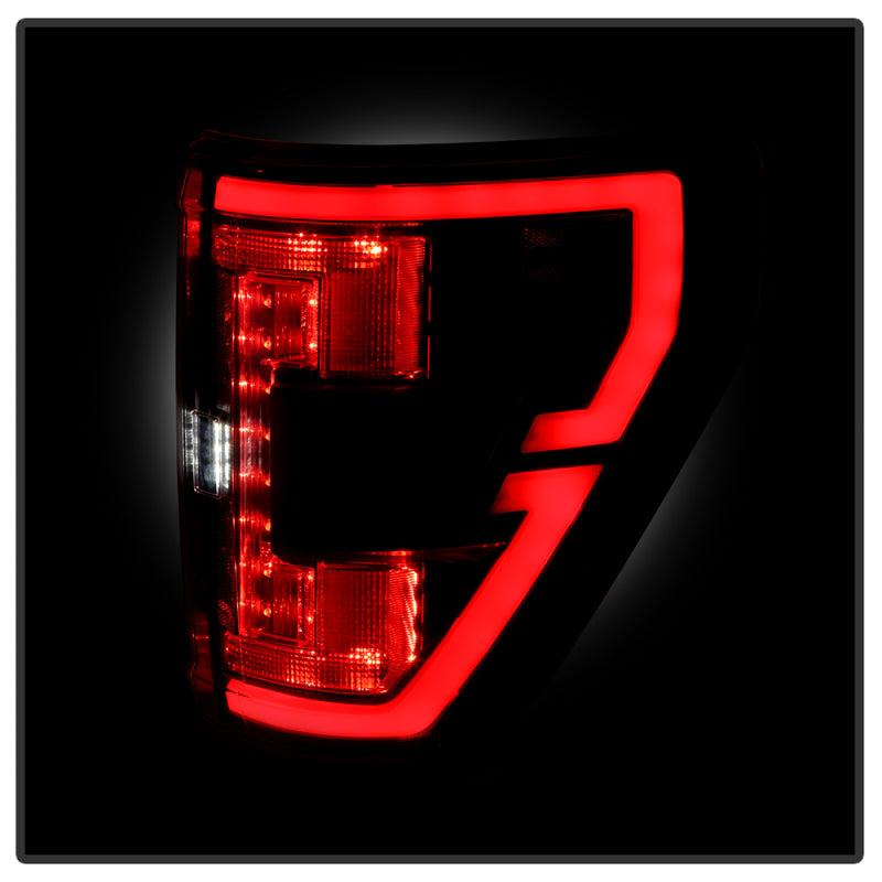 Load image into Gallery viewer, Spyder 21-23 Ford F150 (Halogen w/ Blind Spot) Full LED Tail Lights - Black (ALT-YD-FF15021HALBS-BK)
