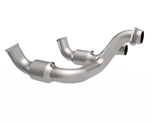 Kooks 20-22 Ford F250 7.3L V8 / Ford F350 7.3L V8 1-7/8in x 3in SS Headers w/ Green Catted Conn