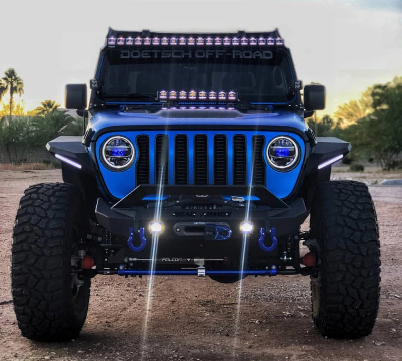 Load image into Gallery viewer, Oracle Jeep Wrangler JL/Gladiator JT Projector Illumination Kit - w/o Controller SEE WARRANTY
