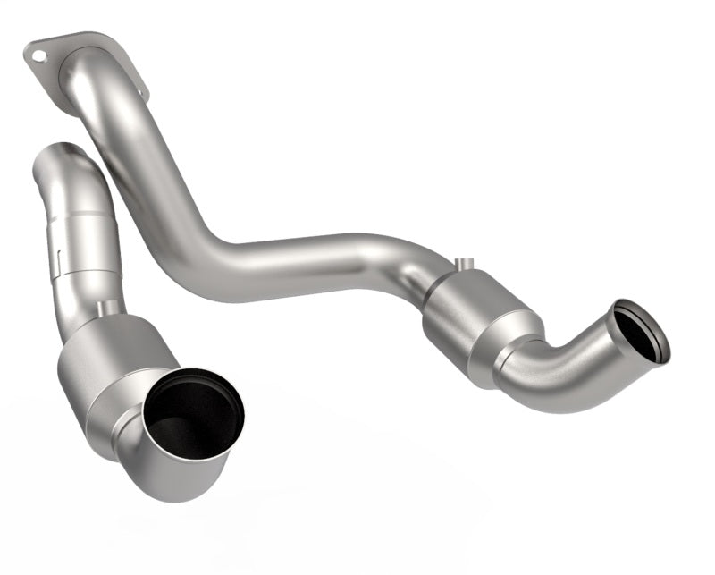 Load image into Gallery viewer, Kooks 20-22 Ford F250 7.3L V8 / Ford F350 7.3L V8 3in SS High Output Green Catted Connecting Pipes
