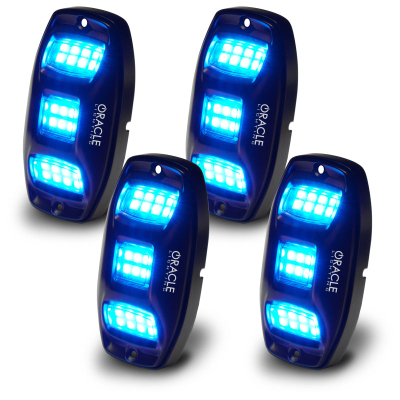 Load image into Gallery viewer, Oracle Underbody  RGB+W Wheel Well Rock Light Kit - 4 PCS - ColorSHIFT
