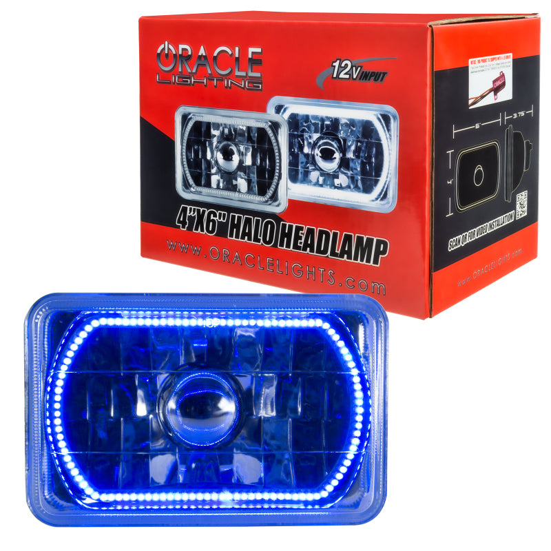 Load image into Gallery viewer, Oracle Pre-Installed Lights 4x6 IN. Sealed Beam - Blue Halo SEE WARRANTY
