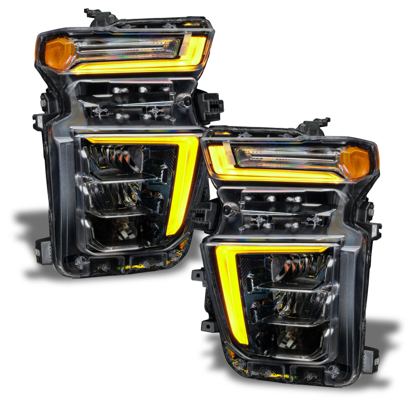 Load image into Gallery viewer, Oracle 20-21 Chevy Silverado HD 2500/3500 RGB+W Headlight DRL Upgrade Kit - ColorSHIFT
