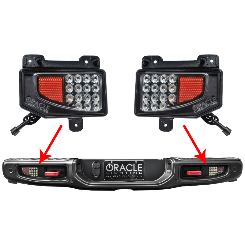 Load image into Gallery viewer, Oracle Rear Bumper LED Reverse Lights for Jeep Gladiator JT - 6000K SEE WARRANTY
