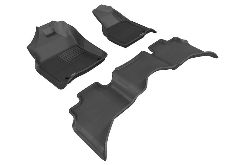 Load image into Gallery viewer, 3D MAXpider 12-24 Dodge Ram 1500 Quad Cab / Ram Classic Quad Cab Kagu Black Full Set (2 EYELETS)
