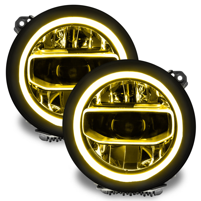 Load image into Gallery viewer, Oracle Jeep Wrangler JL/Gladiator JT RGB+W Headlight DRL Upgrade Kit - ColorSHIFT 2
