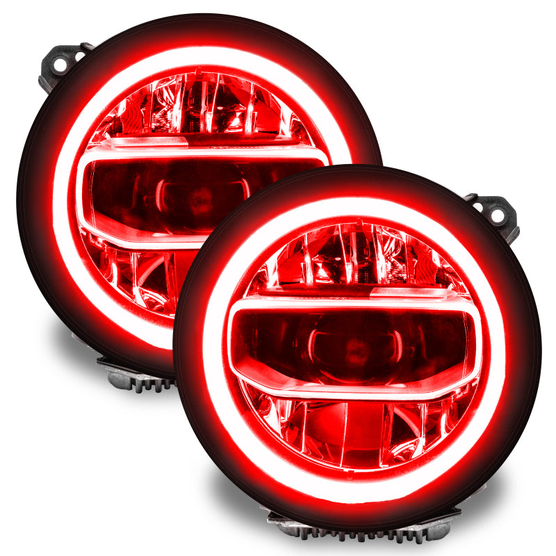 Load image into Gallery viewer, Oracle Jeep Wrangler JL/Gladiator JT RGB+W Headlight DRL Upgrade Kit - ColorSHIFT
