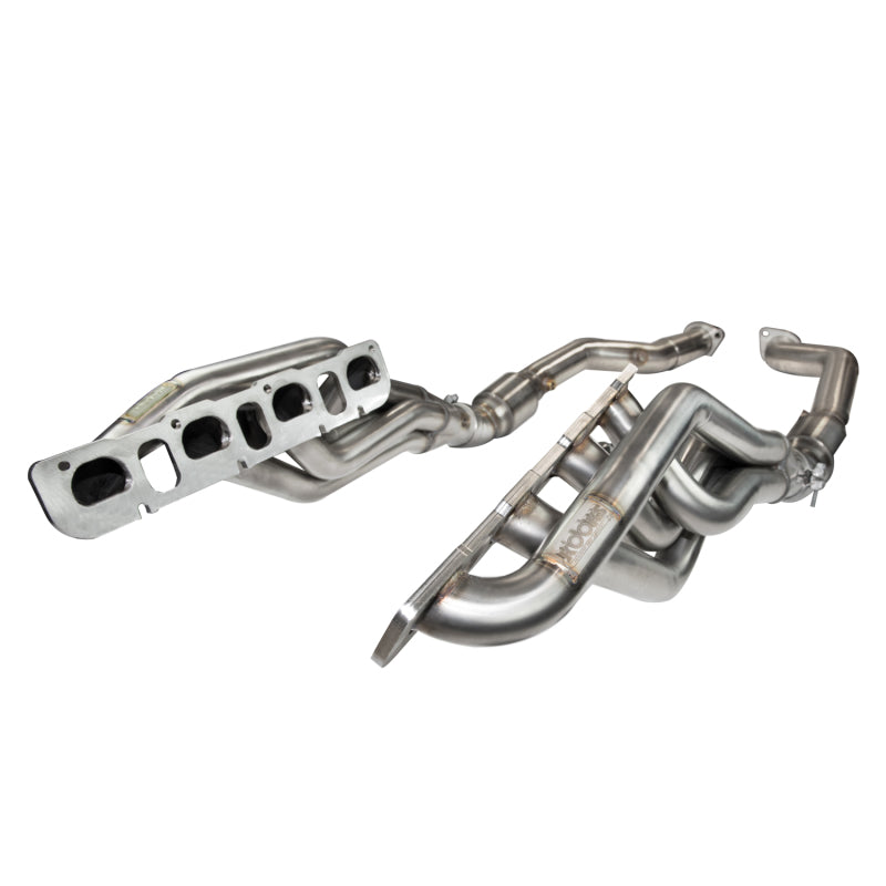 Load image into Gallery viewer, Kooks 2012+ WK2 Jeep/ Durango 6.4L 1-7/8in x 3in SS Long Tube Headers - Cat SS Conn Pipe
