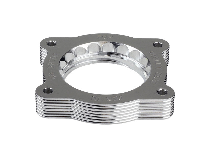 Load image into Gallery viewer, aFe 07-13 Chevrolet Silverado 1500/GMC Sierra 1500 Silver Bullet Throttle Body Spacer - Silver
