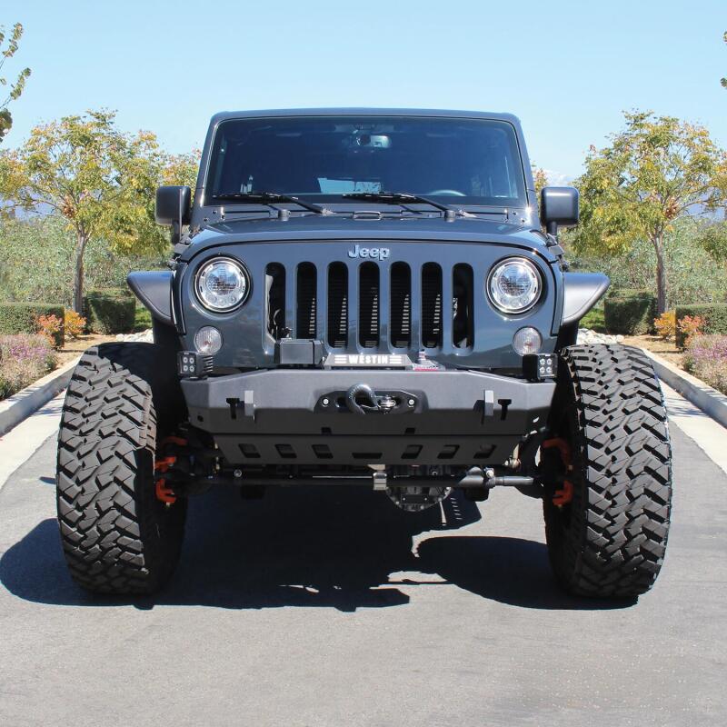 Load image into Gallery viewer, Westin/Snyper 07-17 Jeep Wrangler Tube Fenders - Front - Textured Black

