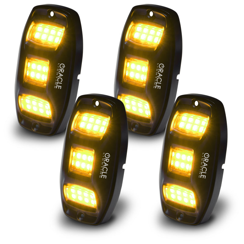 Load image into Gallery viewer, Oracle Underbody  RGB+W Wheel Well Rock Light Kit - 4 PCS - ColorSHIFT
