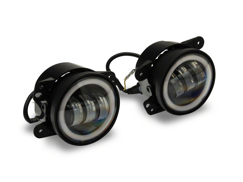 Load image into Gallery viewer, Raxiom 07-23 Jeep Wrangler JK &amp; JL Axial Series Halo LED Fog Lights- Amber
