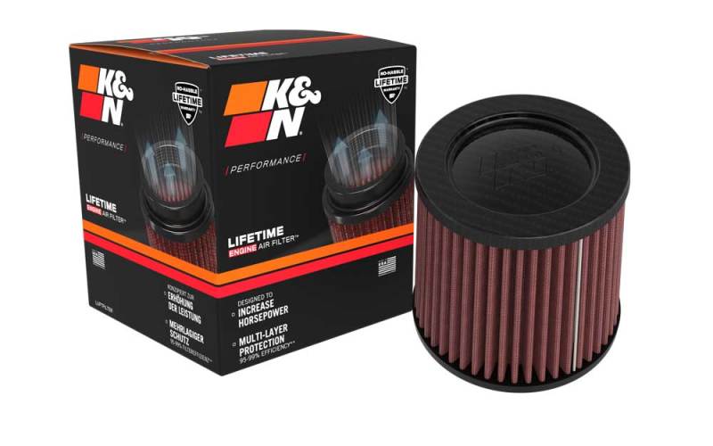 Load image into Gallery viewer, K&amp;N Round Tapered Universal Air Filter 2.75in Flange 5.063in Base 4.5in Top 5in Height
