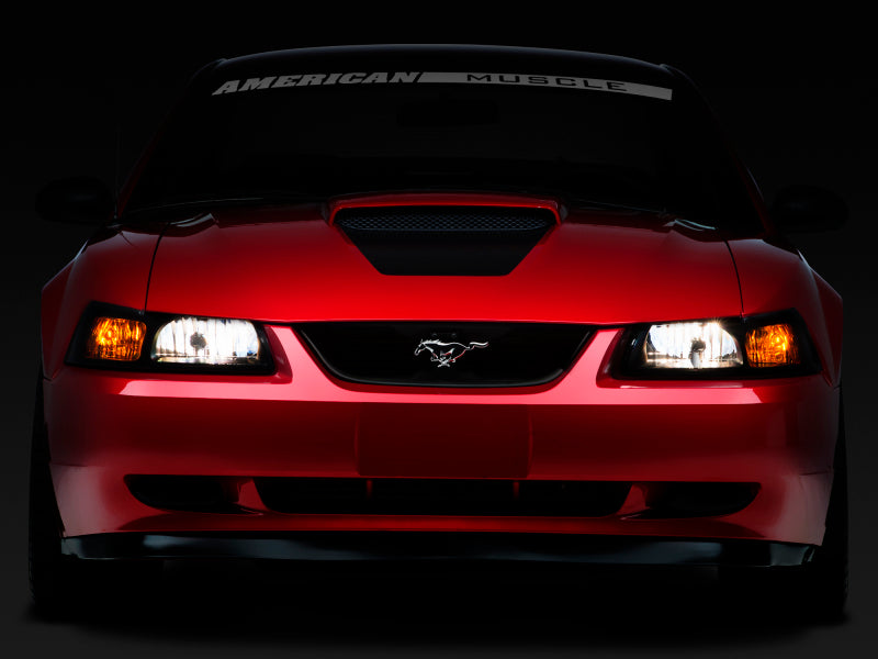 Load image into Gallery viewer, Raxiom 99-04 Ford Mustang Axial Series OE Style Headlights- Black Housing (Smoked Lens)
