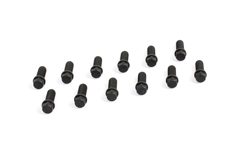 Load image into Gallery viewer, Cometic Header Bolts 3/8 - 16 x 1in Grade 5 Black Oxide Finish With Compact Hex Head
