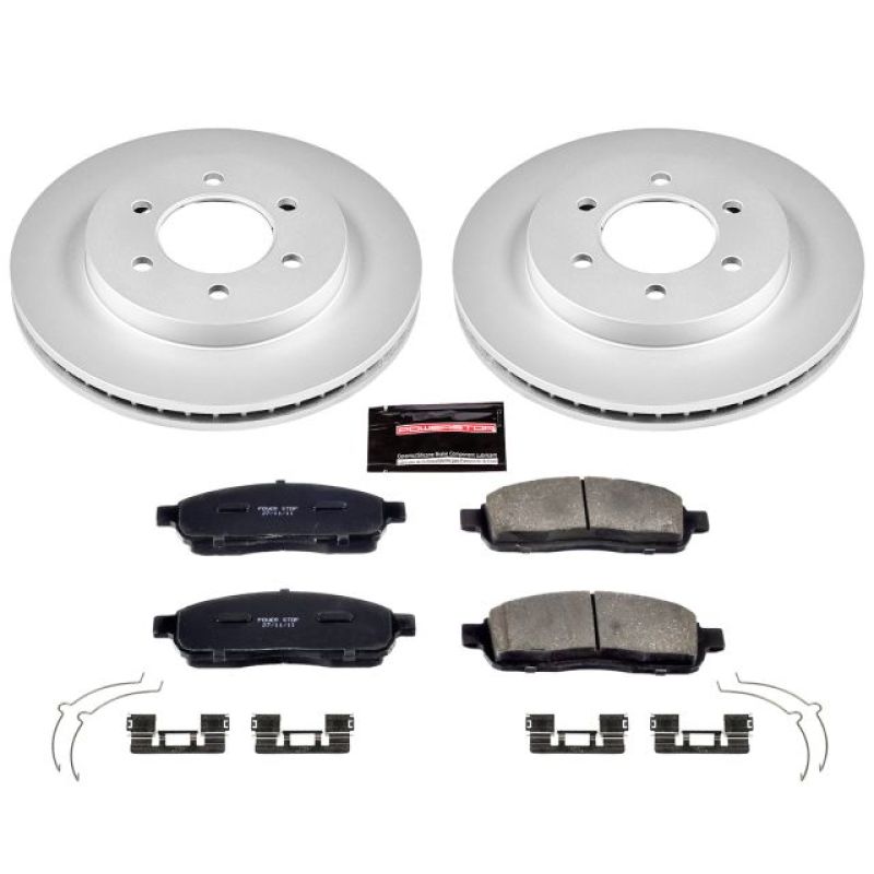 Load image into Gallery viewer, Power Stop 04-08 Ford F-150 Front Z17 Evolution Geomet Coated Brake Kit
