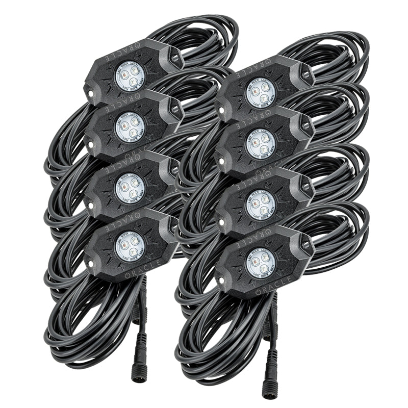 Load image into Gallery viewer, Oracle Bluetooth + RF Underbody Rock Light Kit - 8 PCS - ColorSHIFT

