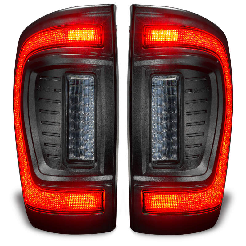 Load image into Gallery viewer, Oracle Lighting 16-23 Gen 3 Toyota Tacoma Black Series Flush Style LED Tail Lights SEE WARRANTY
