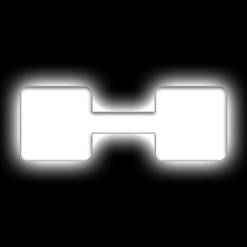 Load image into Gallery viewer, ORACLE Lighting Universal Illuminated LED Letter Badges - Matte Wht Surface Finish - H
