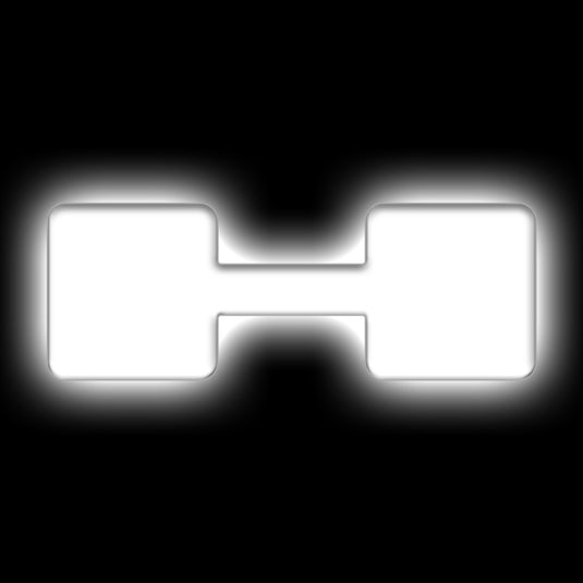 ORACLE Lighting Universal Illuminated LED Letter Badges - Matte Wht Surface Finish - H