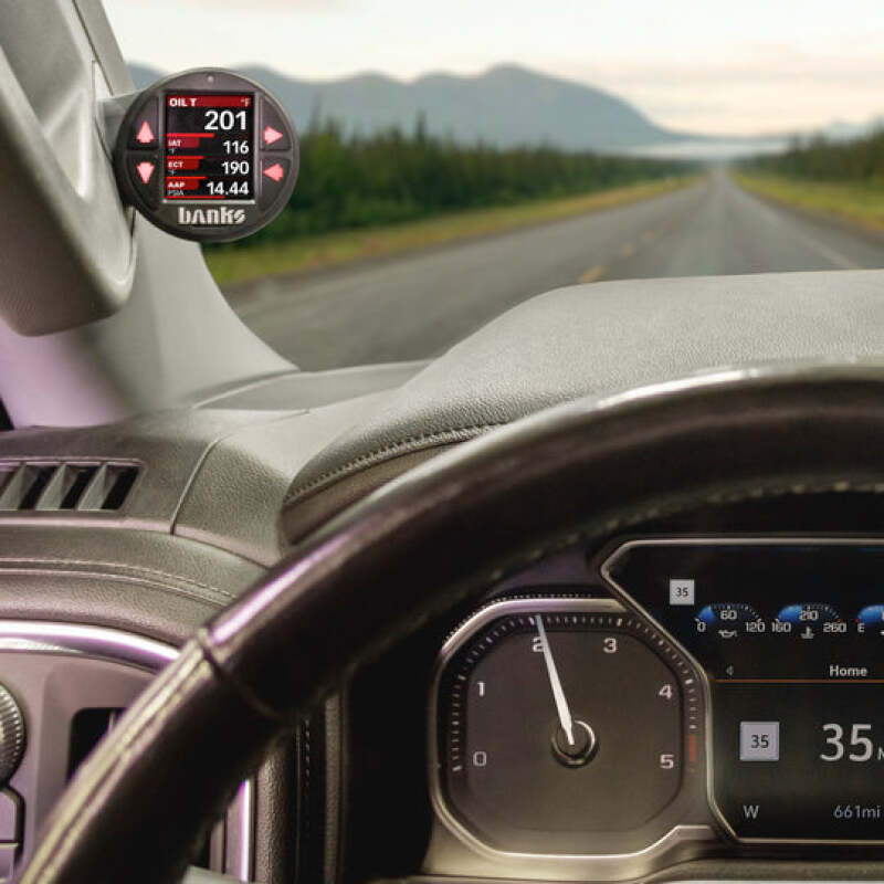 Load image into Gallery viewer, Banks Power 19-21 Chevy/GMC 1500 20-22 Chevy/GMC 2500/3500 iDash Stealth Pod Mount - Single Gauge
