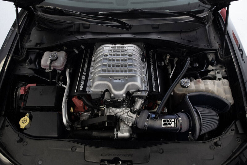 Load image into Gallery viewer, K&amp;N 17-23 Dodge Charger/Challenger Hellcat SC 6.2L V8 DRYFLOW Performance Air Intake System
