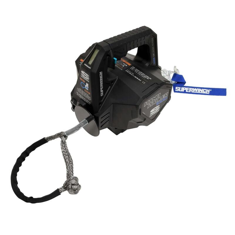 Load image into Gallery viewer, Superwinch Hand Hauler 1000 Winch 24 VDC 1000 lbs Line Pull Soft Shackle Rope End Safely
